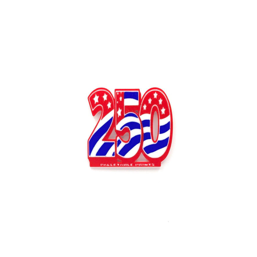 "250" Stars & Stripes USA Anniversary Magnet
