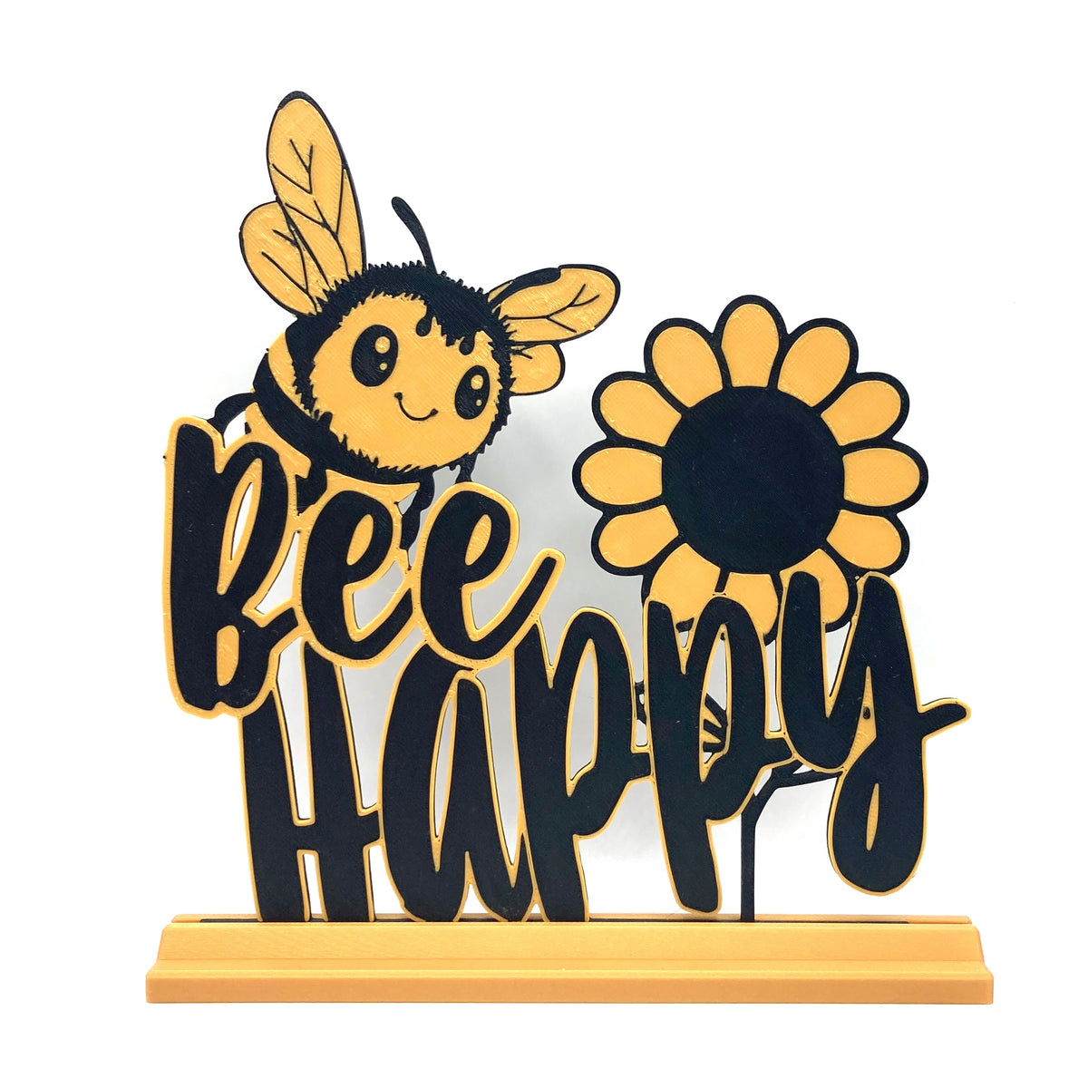 "Bee Happy" Decor (Stand Included)